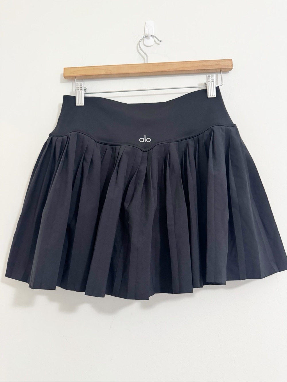 Alo Grand Slam Black Tennis Skirt